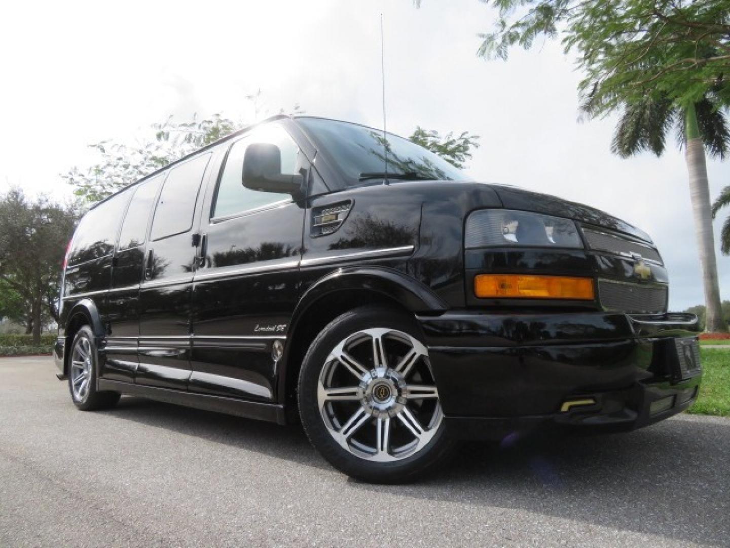 2017 Black /Tan and Brown 2 Tone Chevrolet Express (1GCWGAFG8H1) , located at 4301 Oak Circle #19, Boca Raton, FL, 33431, (954) 561-2499, 26.388861, -80.084038 - You are looking at a Gorgeous 2017 Chevy Express 2500 Explorer Handicap Wheelchair Conversion Van Fully Loaded With: 96K Original Miles, Power Side Entry Doors, VMI Side Entry Wheelchair Lift, 6 Way B and D Transfer Seat, Two Tone Leather Interior, Heated Front Seats, Front Sunroof, Rear Power Foldi - Photo#3